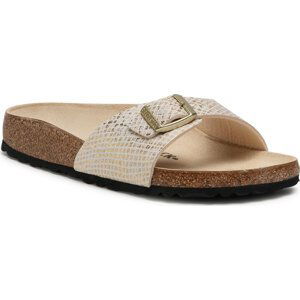 Nazouváky Birkenstock Madrid Bs 1018543 Shiny Python Eggshell