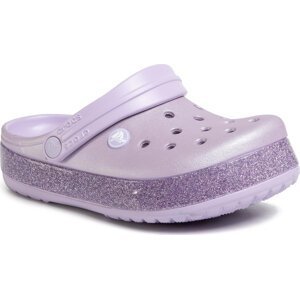 Nazouváky Crocs Crocband Glitter Clog K 205936 Lavender