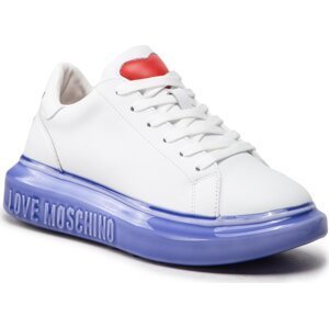 Sneakersy LOVE MOSCHINO JA15174G0FIAY10D Bianco/Lilla