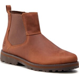 Turistická obuv Timberland Courma Kid TB0A28QW358 Md Brown Full Grain