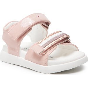 Sandály Tommy Hilfiger Velcro Sandal T1A2-32169-0710 M Pink 302
