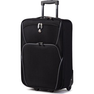 Malý textilní kufr Semi Line T5461-1 Černá