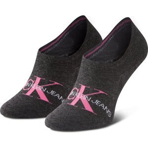 Dámské kotníkové ponožky Calvin Klein Jeans 100001769 Charcoal 003