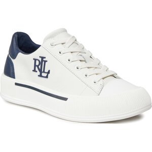 Sneakersy Lauren Ralph Lauren 802925360001 Snow White/Refined Navy