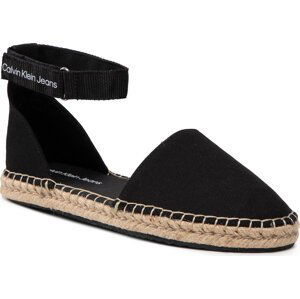 Espadrilky Calvin Klein Jeans Ankle Espadrilles YW0YW00578 Black BDS