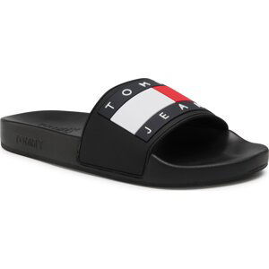 Nazouváky Tommy Jeans Flag Pool Slide EM0EM00689 Black BDS