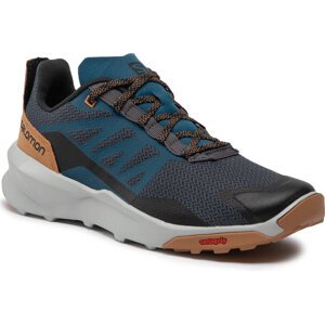 Trekingová obuv Salomon Patrol L41583200 Magnet/Pearl Blue/Tobacco Brown