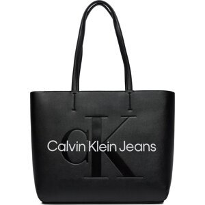 Kabelka Calvin Klein Jeans Sculpted Shopper29 Mono K60K610276 Black BDS