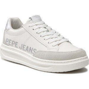 Sneakersy Pepe Jeans Abbey Willy PLS31196 White 800
