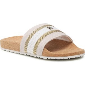 Nazouváky Tommy Hilfiger Fresh Webbing Slide FW0FW06983 Feather White AF4