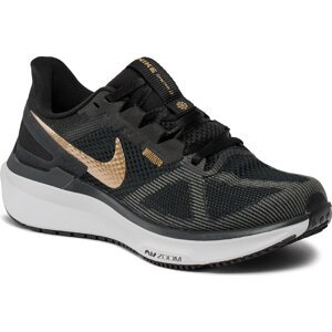 Boty Nike Air Zoom Structure 25 DJ7884 003 Black/Metallic Gold/White