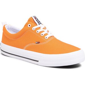 Tenisky Tommy Jeans Classic Low Tommy Jeans Sneaker EM0EM00405 Paradise Orange SFA