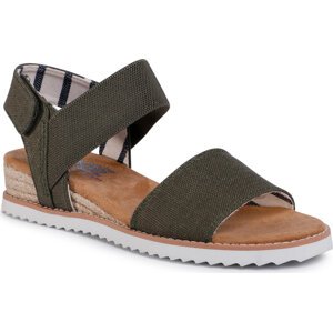 Espadrilky Skechers BOBS Poppy Bloom 113005/OLV Olive