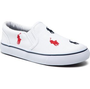 Tenisky Polo Ralph Lauren Keanton Slip On RF103502 S White/Navy/Red