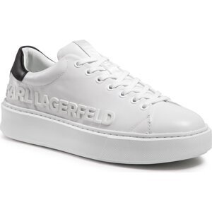 Sneakersy KARL LAGERFELD Maxi Kup KL52225 White Lthr