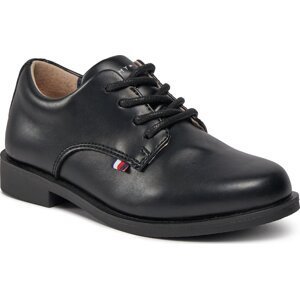 Polobotky Tommy Hilfiger Low Cut Lace Up Shoe T3B4-33174-1355 Black 999