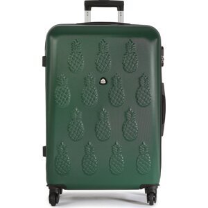 Velký tvrdý kufr Semi Line T5539-5 Zelená