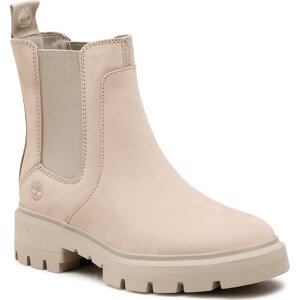 Kotníková obuv s elastickým prvkem Timberland Cortina Valley Chelsea TB0A5V9VK51 Lt Taupe Nubuck