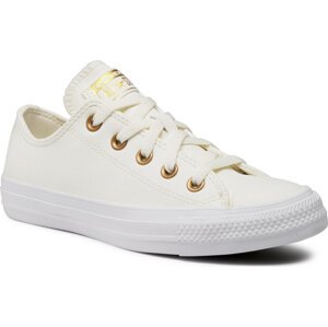 Tenisky Converse Ctas Ox 568662C Egret/Gold/White