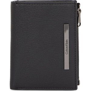 Malá pánská peněženka Calvin Klein Modern Bar Trifold 6Cc Detach K50K510886 Ck Black BAX