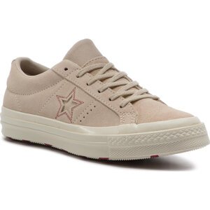 Tenisky Converse One Star Ox 163189C Egret/Egret/Rhubarb