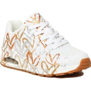 Sneakersy Skechers Metallic Love 155523/WTGD White/Gold