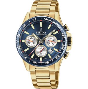 Hodinky Festina Timeless Chronograph 20634/1 Gold