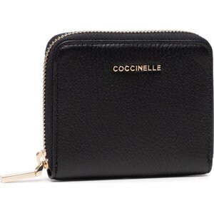 Malá dámská peněženka Coccinelle LW5 Matallic Soft E2 LW5 11 A2 01 Noir 001