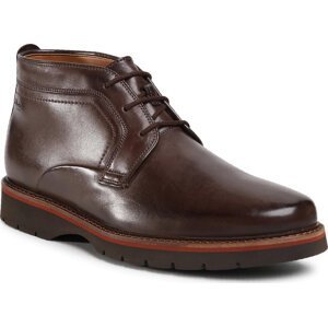 Kotníková obuv Clarks Bayhill Mid 261535217 Dark Brown Leather
