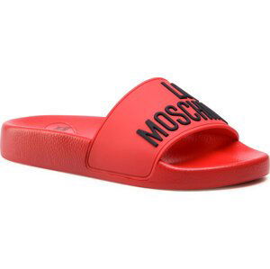 Nazouváky LOVE MOSCHINO JA28052G1CI14500 Gomma Rosso