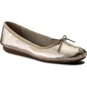 Baleríny Clarks Freckle Ice 261326624 Gold Metallic