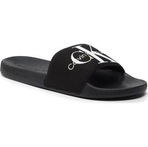 Nazouváky Calvin Klein Jeans Slide Monogram Co YM0YM0006 Black 000X