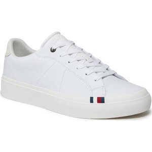 Sneakersy Tommy Hilfiger Thick Vulc Low Premium Lth FM0FM04881 White YBS