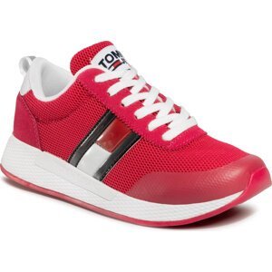 Sneakersy Tommy Jeans Technical Flexi Runner EN0EN00875 Blush Red XIF