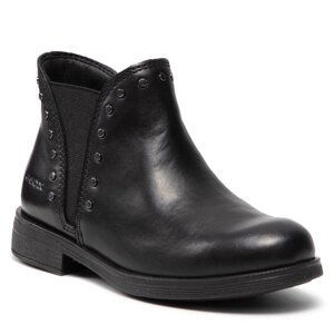 Kotníková obuv Geox J Agata A J1649A 00043 C9999 M Black