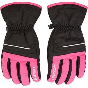 Lyžařské rukavice Reusch Alan 6061115 Black/Pink Glo 7720