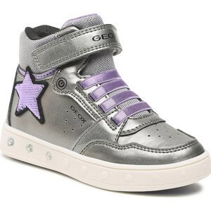 Sneakersy Geox J Skylin G. A J268WA 0NFKN C1335 M Dk Silver/Lilac