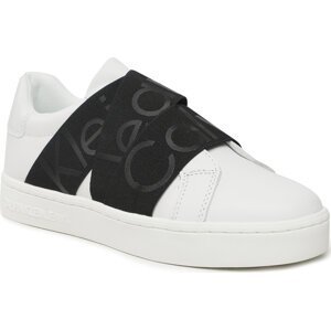 Sneakersy Calvin Klein Jeans Classic Cupsole Elast Webbing YW0YW00911 White/Black 0K4