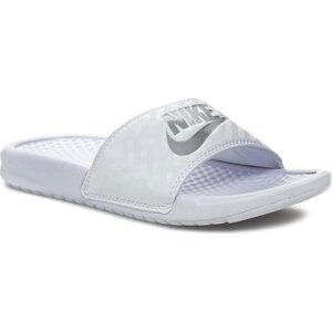 Nazouváky Nike Benassi Jdi 343881 102 White/Metallic Silver