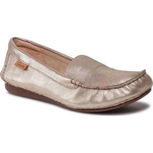 Mokasíny Clarks Freckle Walk 261657474 Champagne Leather