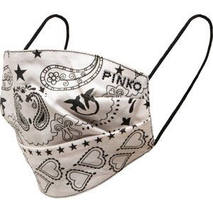 Látková rouška Pinko Zoologia Mask Popeline St.Bandana 20211 PRR 1N20D9 Y7RF Bianco/Nero ZZ1