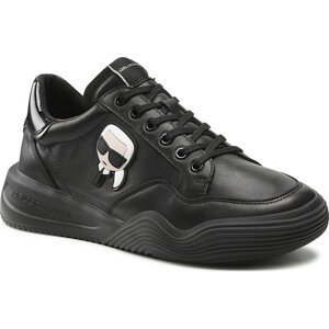 Sneakersy KARL LAGERFELD KL52830 Black Lthr/Mono