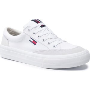 Sneakersy Tommy Jeans Skate Core Vulc Tjm EM0EM00800 White YBR