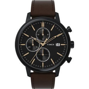 Hodinky Timex Chicago Chronograf TW2W13200 Black/Brown