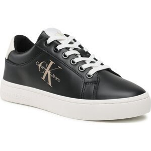 Sneakersy Calvin Klein Jeans Classic Cupsole Fluo Contrast Wn YW0YW00912 Black/Ancient White