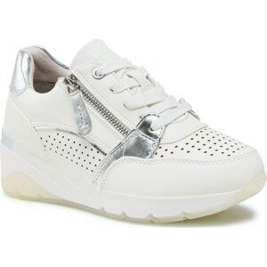 Sneakersy Jana 8-23762-20 White/Silver 191