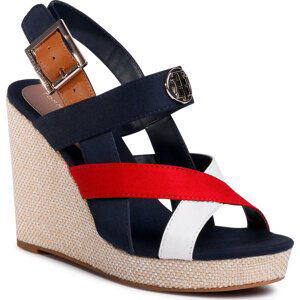 Espadrilky Tommy Hilfiger Basic Hardware High Wedge Sandal FW0FW04739 RWB 0KP