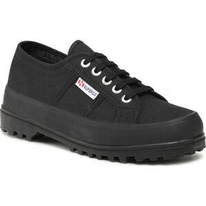 Polobotky Superga 2555 Alpina Cotu S00F4B0 Full Black