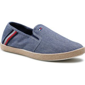 Espadrilky Tommy Hilfiger Spring Rwb Chambray Slip On FM0FM03483 Yale Navy DY4