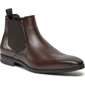 Kotníková obuv s elastickým prvkem Boss Theon Cheb 50512165 Darkbrown 201